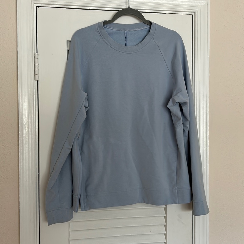 lilac lululemon sweater with zip